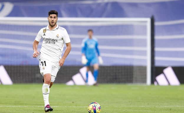 Asensio, durante el partido contra el Villarreal.  EP