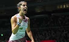 Carolina Marín vuelve a sonreír y celebra su primer título en un año