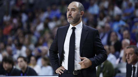 Chus Mateo, en un partido del Real Madrid esta temporada. /EFE