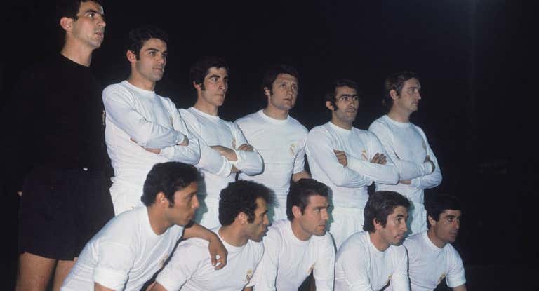 Once del Real Madrid que se enfrentó al Chelsea en la Recopa de 1971.