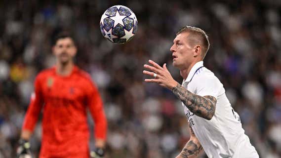 Kroos, durante el encuentro del Real Madrid contra el Chelsea. /AFP
