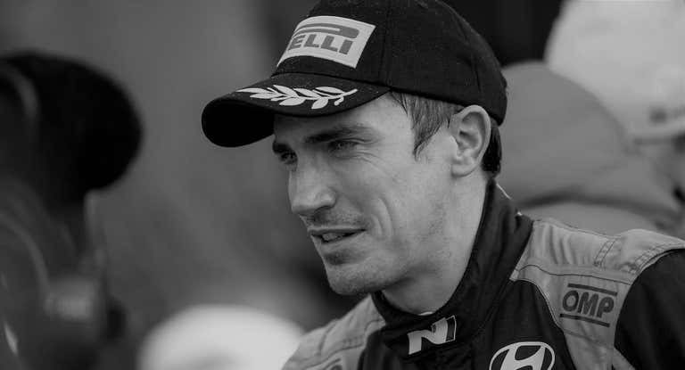 Craig Breen, piloto oficial de Hyundai en el WRC.
