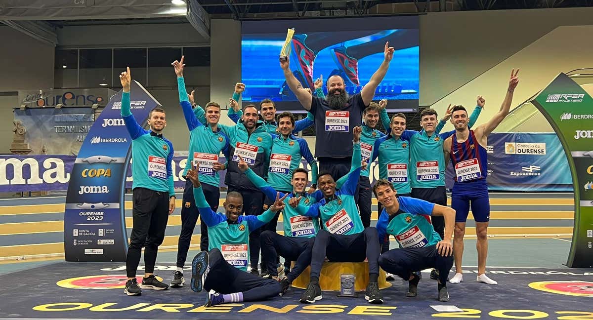 El Barça se proclamó campeones de la Copa Joma Indoor este pasado invierno./FCA