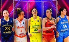 Raquel Carrera, incluida en el Segundo Mejor Quinteto en los Premios de la Euroliga Femenina