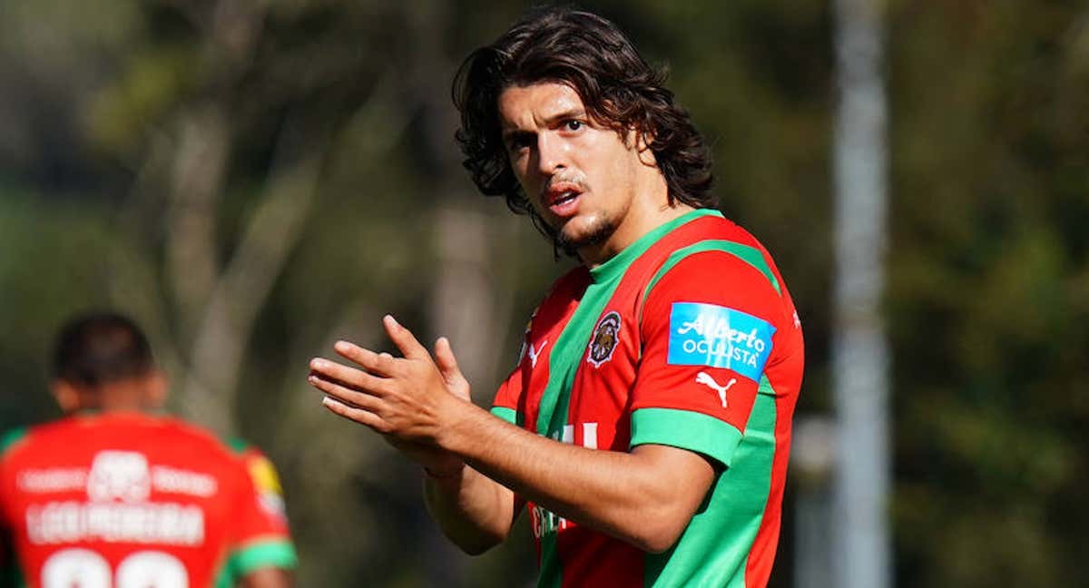 Pablo Moreno, delantero de Marítimo.