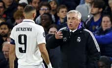 A Benzema no le gustó el cambio de Ancelotti: «¡Estoy bien!»