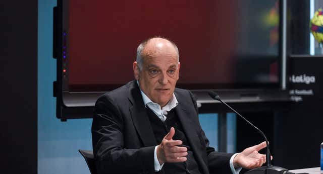 Javier Tebas: “No consideramos que hayan quedado claras las explicaciones de Laporta”