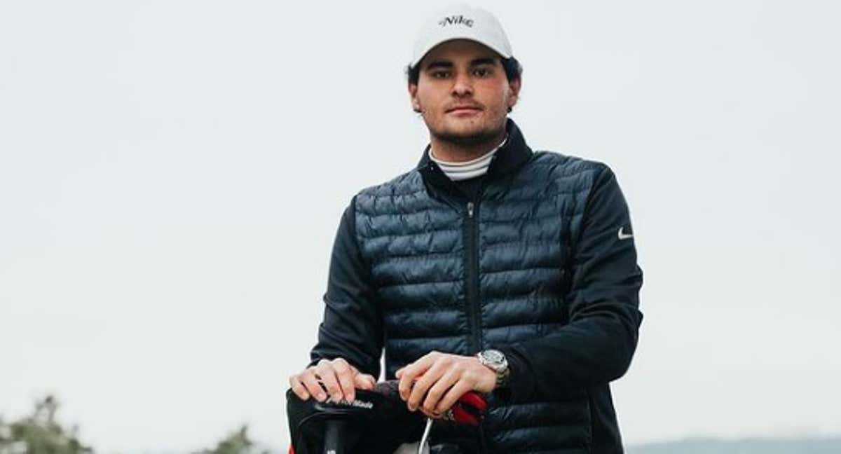 Eugenio Chacarra, una de las jóvenes promesas del golf español /INSTAGRAM.