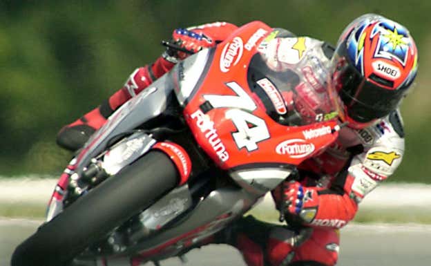 Daijiro Kato, durante el GP de República Checa en 2002. EPA