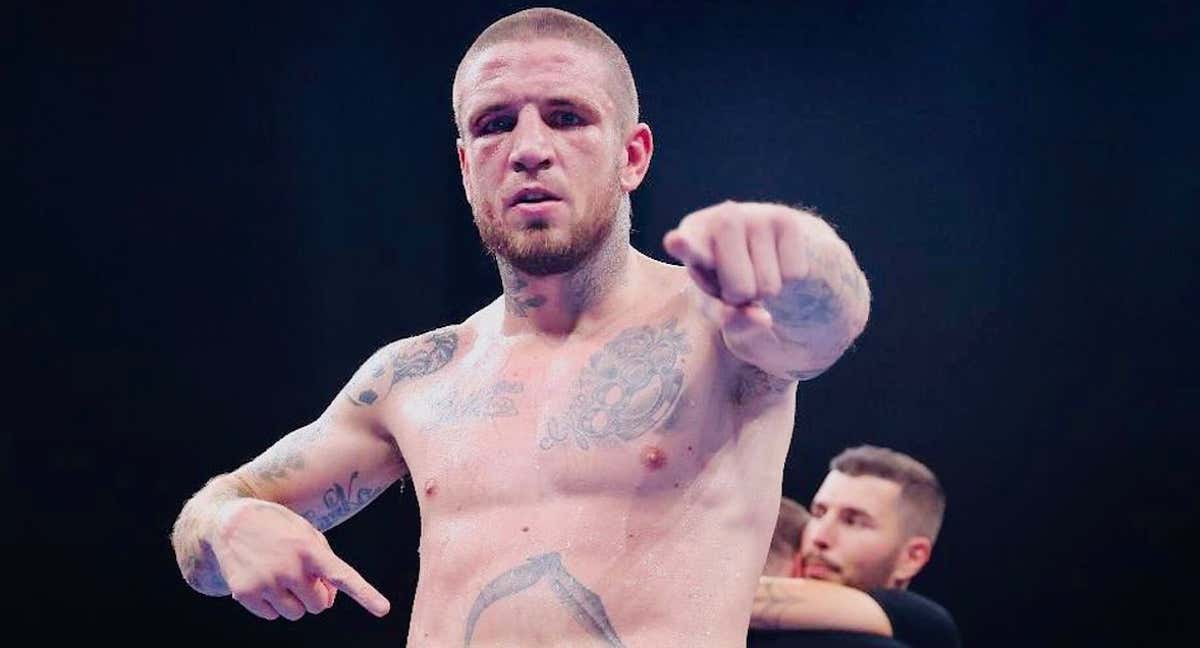 Kerman Lejarraga, tras ganar su último Europeo./
