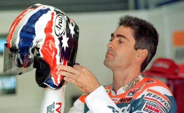 Mick Doohan, durante el GP de España de 1998.  EPA