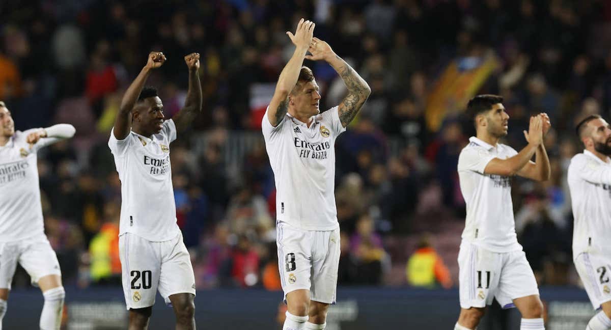 Kroos, en el Camp Nou./REUTERS