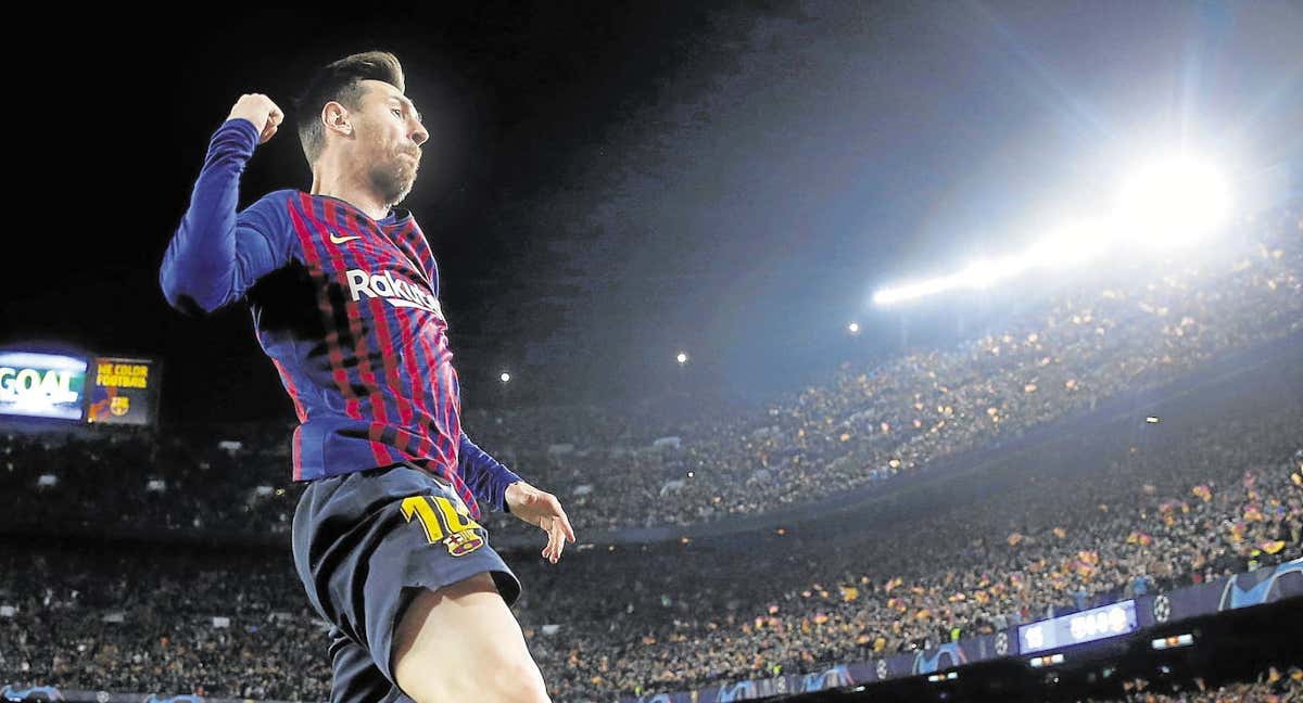 Messi podría volver a celebrar goles en el Camp Nou./AGENCIAS