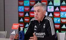 La rueda de prensa de Carlo Ancelotti, en directo