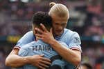 Mahrez se viste de Haaland y el Manchester City se mete en la final de la FA Cup