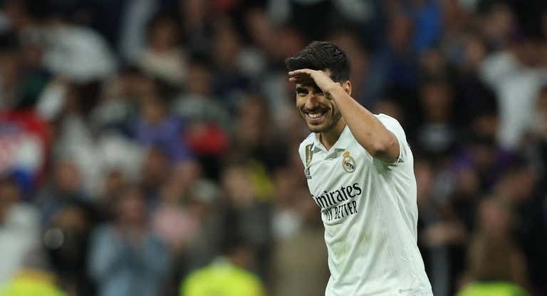Asensio, en el partido contra el Celta.