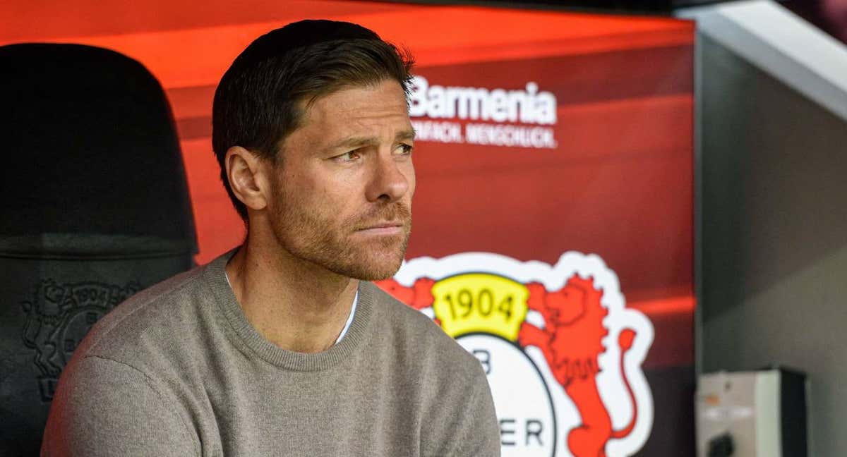 Xabi Alonso, entrenador del Bayer Leverkusen./AFP