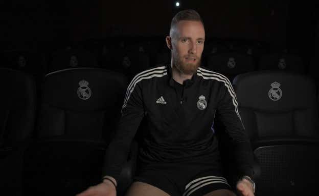 Dzanan Musa, en una entrevista para 'DAZN'. DAZN