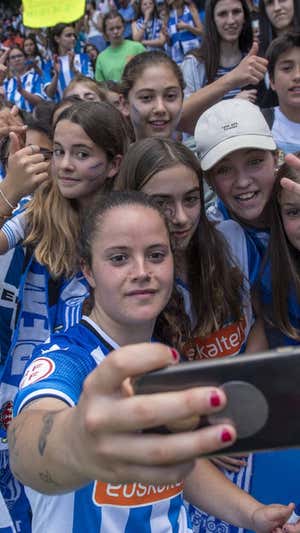 Nerea Eizagirre, estrella de la Real Sociedad y estudiante de Magisterio  GETTY IMAGES