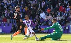 Valencia 2 - Valladolid 1: resumen, goles y resultado