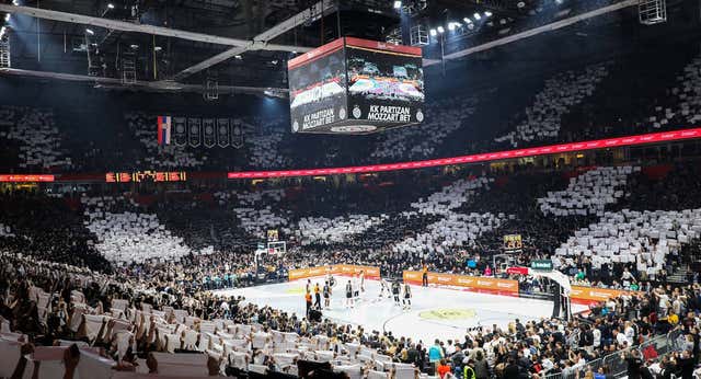 Así se vive el Partizan-Real Madrid desde el interior del Stark Arena