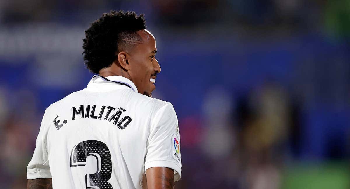 Militao, en un partido de Liga./EFE