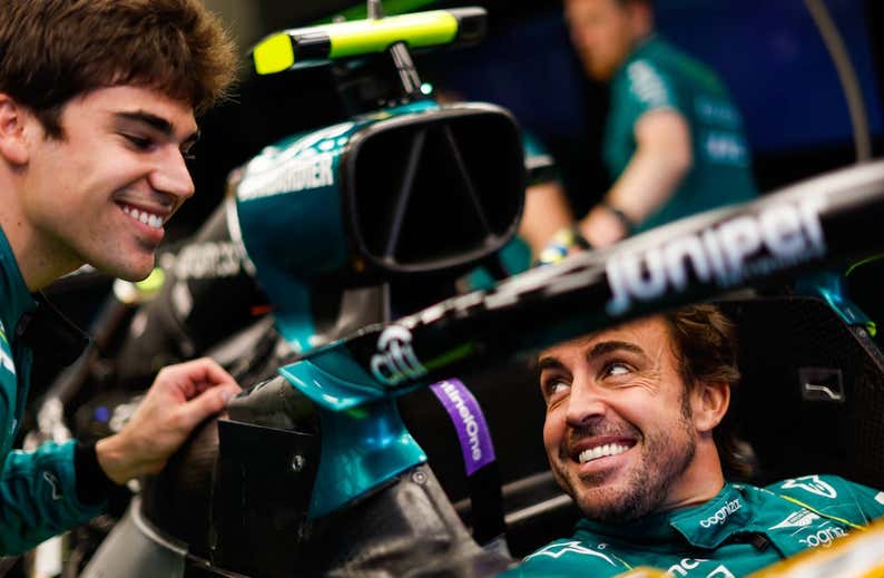 La 'cara B' de Fernando Alonso con Lance Stroll, algo más que su principal rival