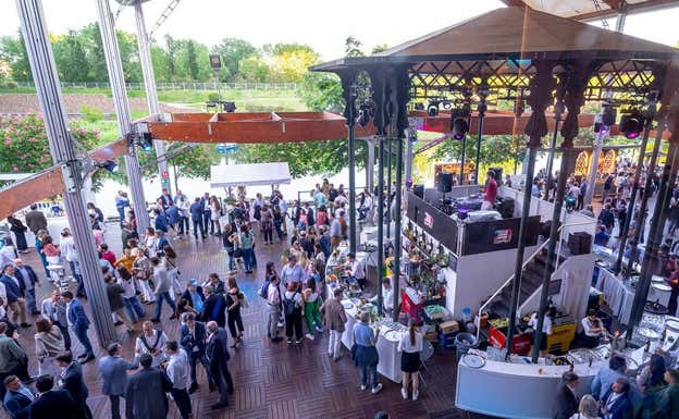 La zona exterior de la zona VIP del Mutua Madrid Open.  MMO