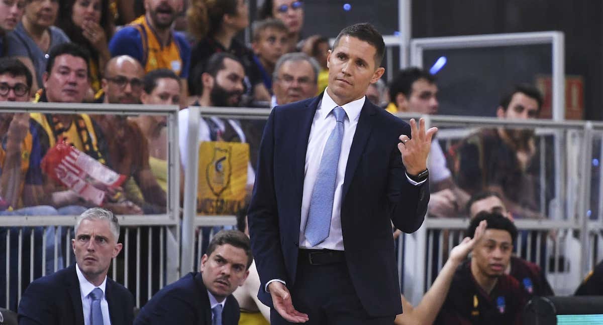 Lakovic, ayer, durante la final de la Eurocup.