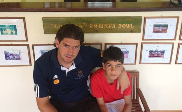 Kiko Navarro y Carlos Alcaraz.  Cedida