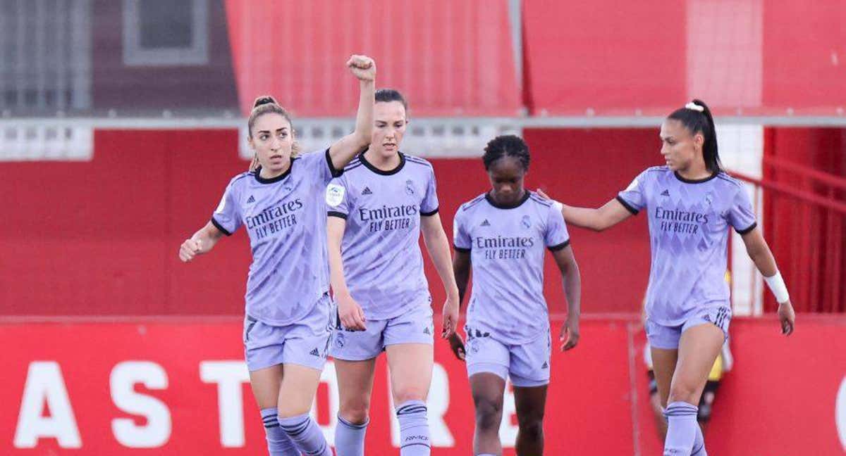 Olga Carmona, tras marcar un gol a su exequipo, el Sevilla. /LALIGA