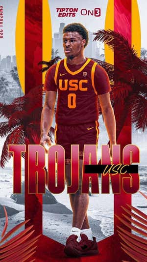 El anuncio de Bronny de que jugará con los Trojans.  INSTAGRAM