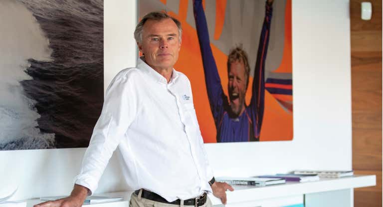 Johan Salen, en la sede de The Ocean Race en Alicante.