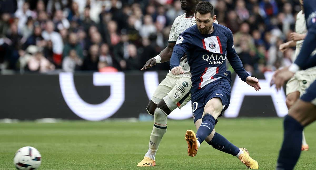 Messi en un partido está temporada.