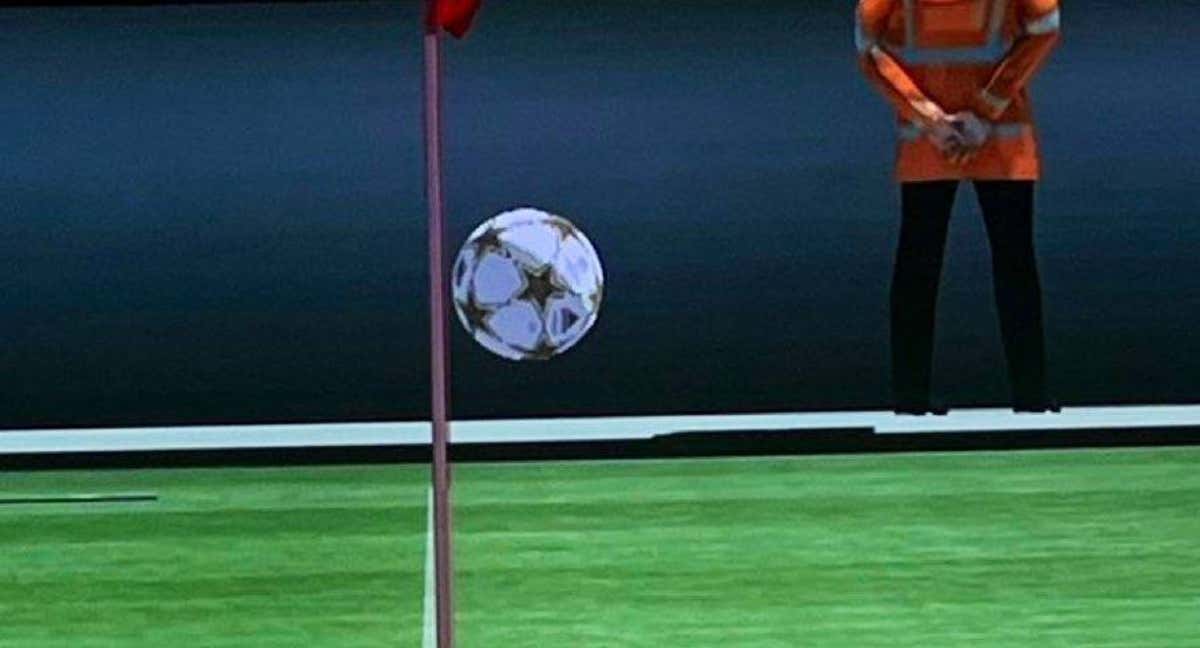 La imagen 3D de beINSPORTS en la acción del gol del City./beINSPORTS