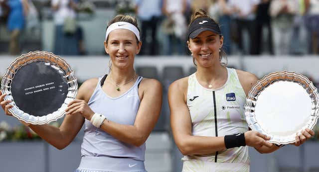 El torneo de Madrid envía una carta de disculpa a las finalistas del dobles tras silenciarlas