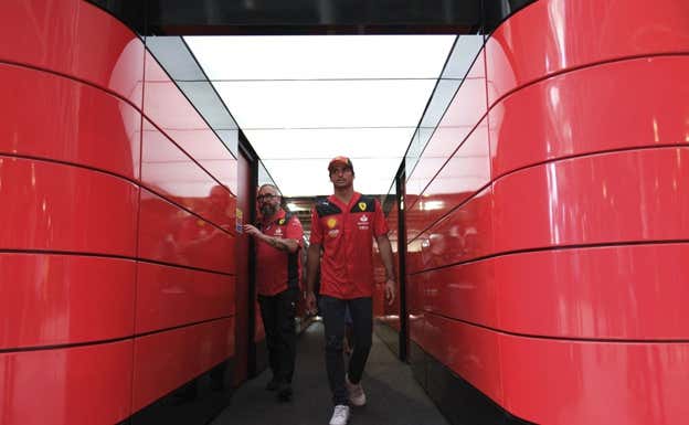 Carlos Sainz, en el GP de Miami de F1 2023.  Ferrari