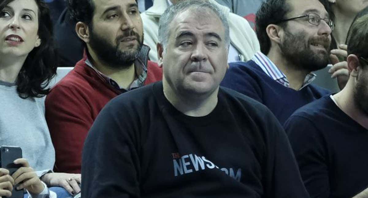 Antonio García Ferreras durante un partido en el WiZink. /GETTY IMAGES