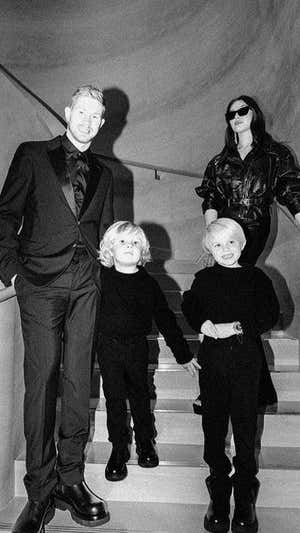De Bruyne, junto a su esposa y dos de sus tres hijos. @kevindebruyne