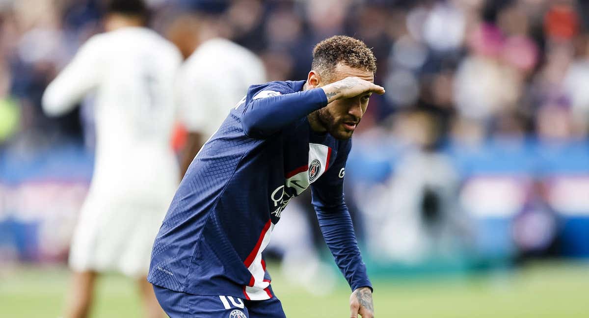 Neymar, futuro incierto. /GETTY