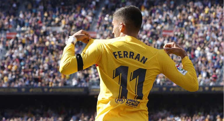 Ferran Torres marcó un gol muy importante contra el Atlético de Madrid.
