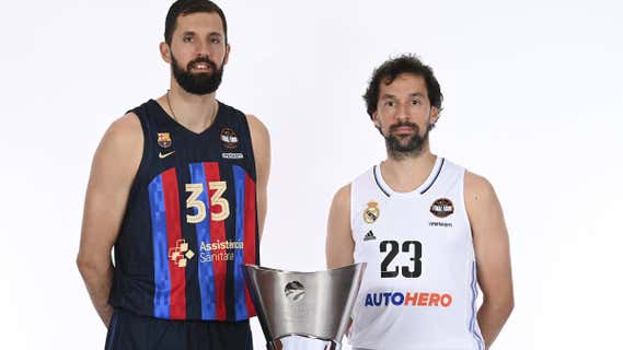 Mirotic y Llull, en la previa de la Final Four. /Reuters