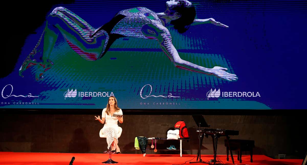 Ona Carbonell se retira de la natación artística./AFP