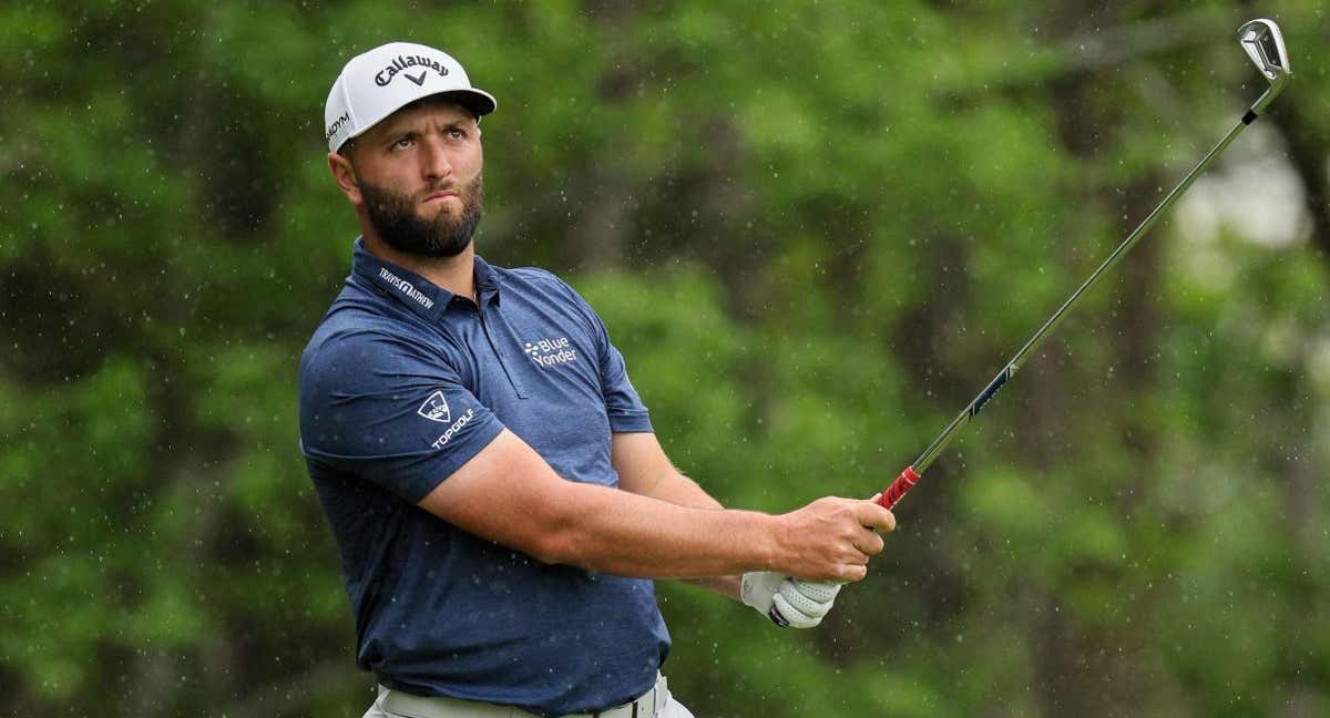 Jon Rahm, durante la jornada de viernes del PGA./AFP