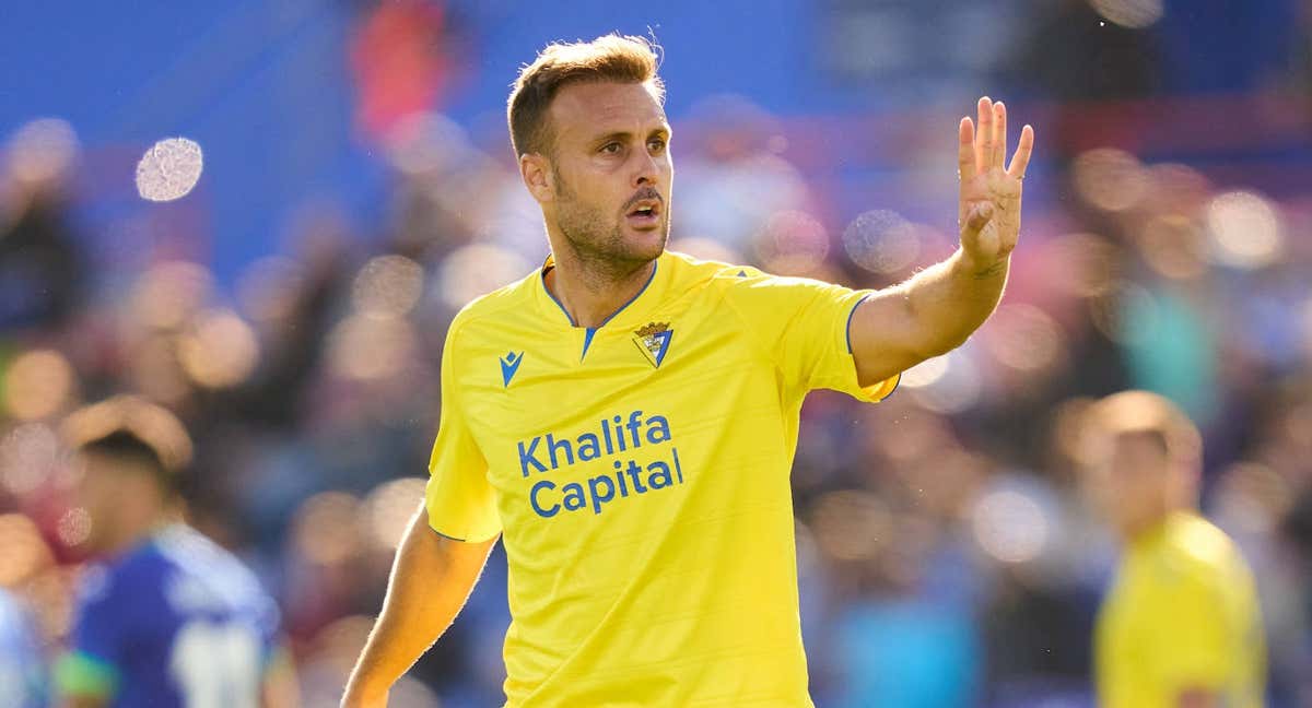 Juan Cala, en un partido con el Cádiz. /GETTY