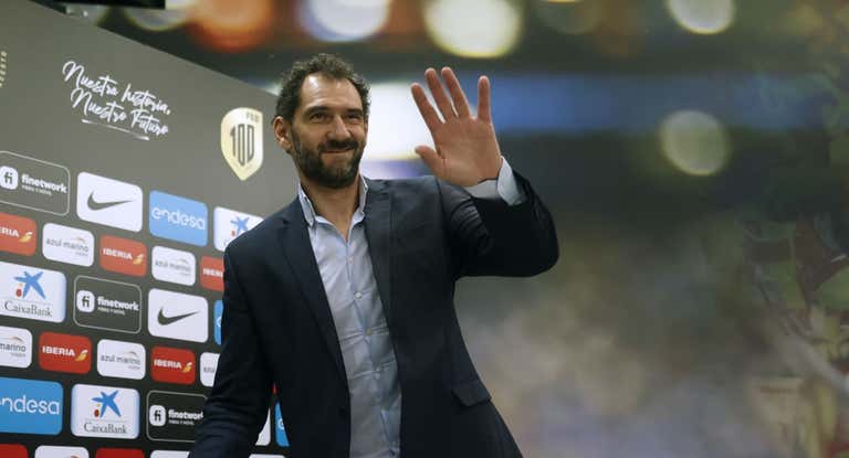 Jorge Garbajosa comparece tras ser elegido presidente de FIBA Europa.