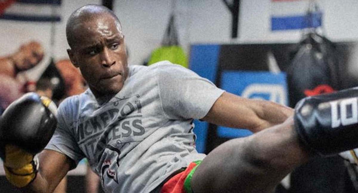 Nayanesh Ayman, durante un entrenamiento./Miguel Molinares