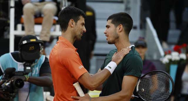 Carlos Alcaraz cae en el mismo lado que Tsitsipas y Djokovic