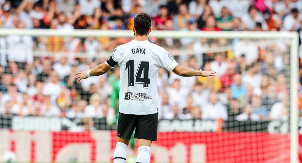 Gayà en Mestalla.