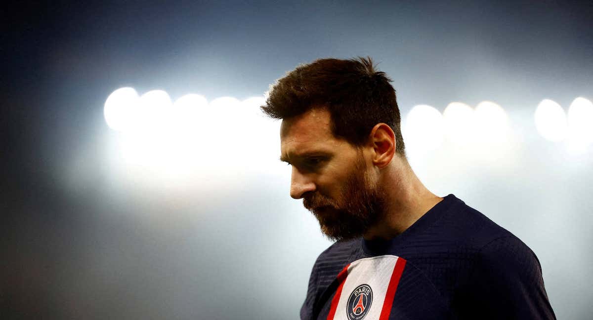 Messi durante un partido con el PSG./AGENCIAS